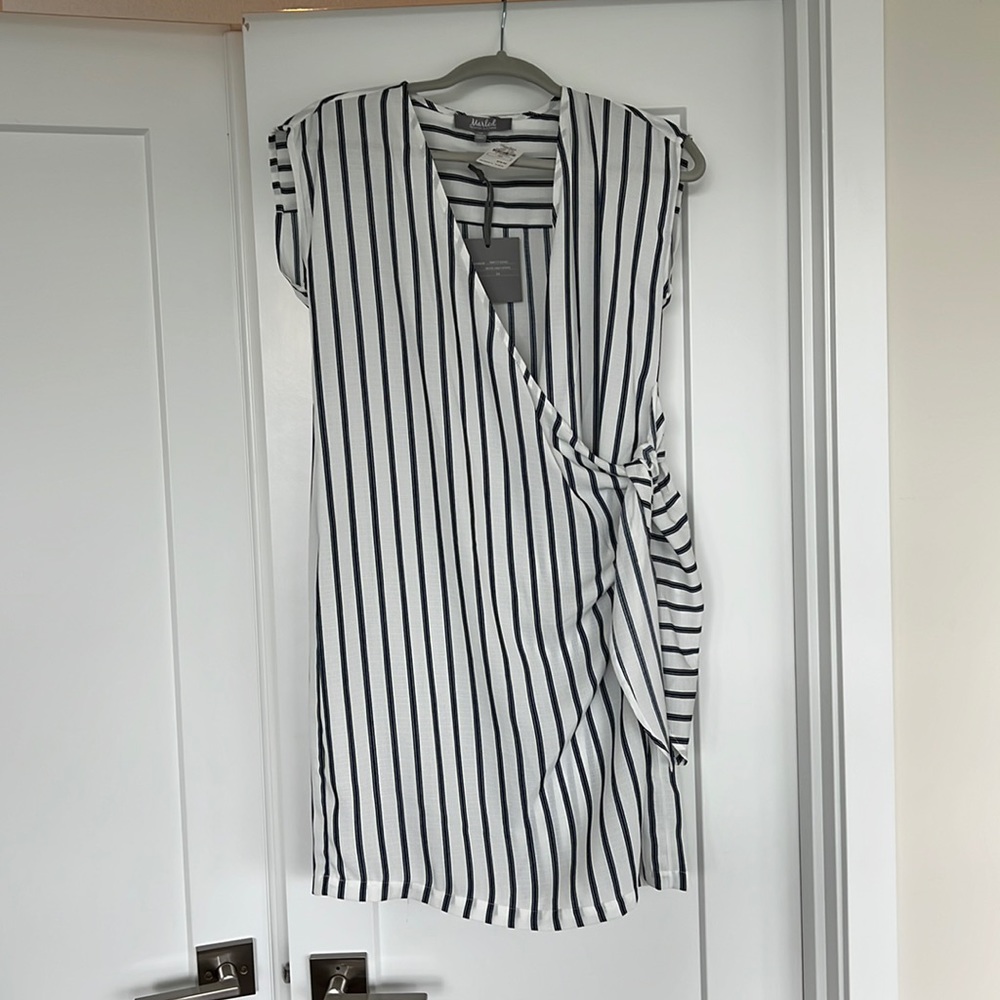 Marled Wrap Dress